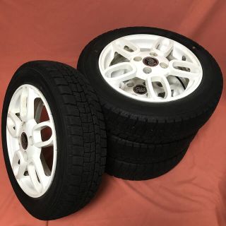 ダンロップ(DUNLOP)の値下げ‼️ダンロップ155/65R14 14×4.5J +45 ホイール付4本(タイヤ・ホイールセット)