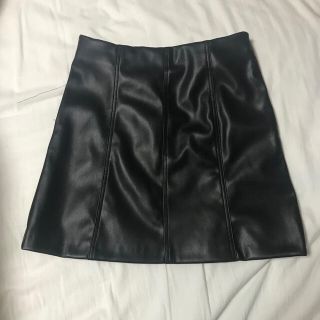 ザラ(ZARA)のZARA レザーミニスカート(ミニスカート)