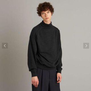 コモリ(COMOLI)のcrepuscule COTTON/CASHMERE TURTLE NECK (ニット/セーター)