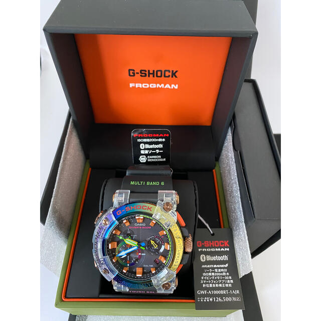 G-SHOCK(ジーショック)の★新品未使用★ GWF-A1000BRT-1AJR フロッグマン　レインボー メンズの時計(腕時計(デジタル))の商品写真