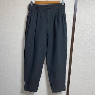 Comme De Garçon HOMME PLUS レザー切替テーパードパンツ