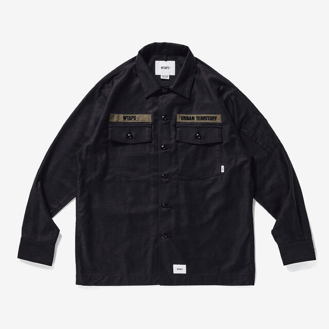 WTAPS 20AW BUDS LS / SHIRT COTTON SATIN