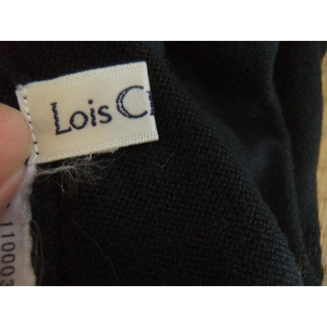 Lois CRAYON(ロイスクレヨン)のロイスクレヨン☆透かし編みニットスカート　ブラック　Ｍ～Ｌ レディースのスカート(ロングスカート)の商品写真