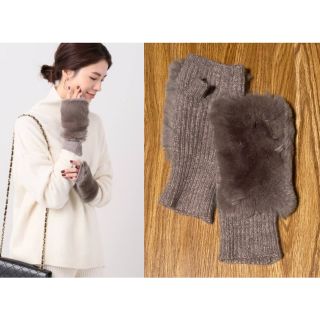 イエナ(IENA)の【ALPO アルポ】KNIT FUR GLOVE(手袋)