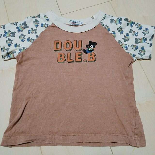 DOUBLE.B(ダブルビー)のダブルビー ミキハウス Tシャツ キッズ/ベビー/マタニティのキッズ服男の子用(90cm~)(Tシャツ/カットソー)の商品写真