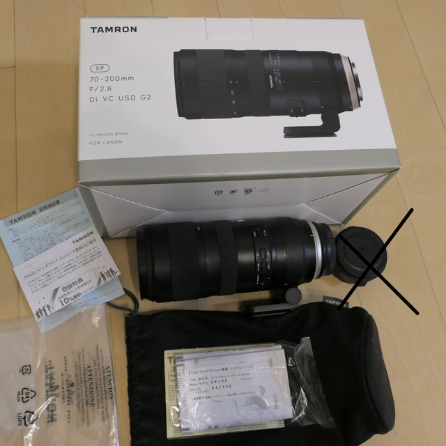TAMRON(タムロン)のYou様専用タムロン キャノン用 SP 70-200mm F2.8 A025E スマホ/家電/カメラのカメラ(レンズ(ズーム))の商品写真