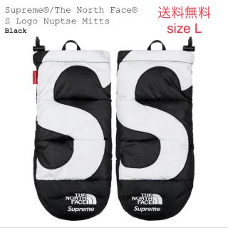 シュプリーム(Supreme)のsupreme s logo nuptse mitts L(手袋)