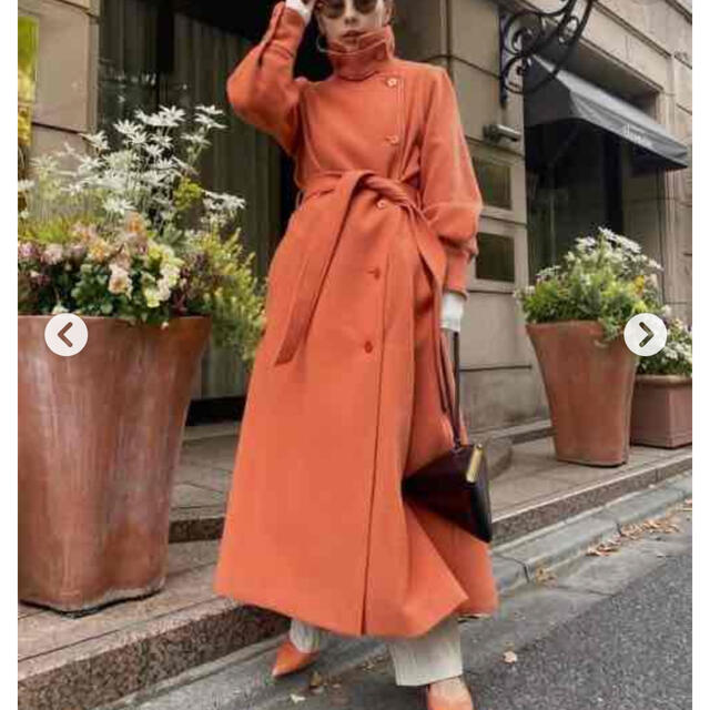 アメリ POOFY FLARE LONG COAT Mサイズ