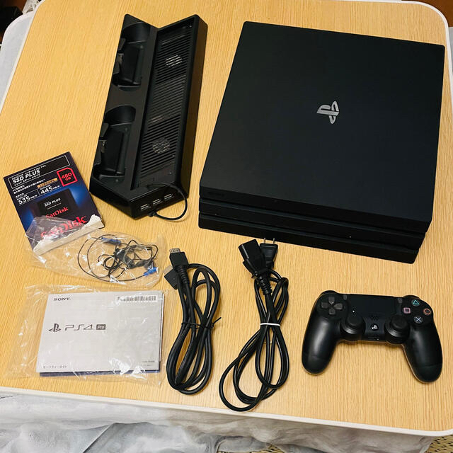 PlayStation 4 Pro 1TB(SSD480GB換装)&ソフト1本 - 家庭用ゲーム機本体