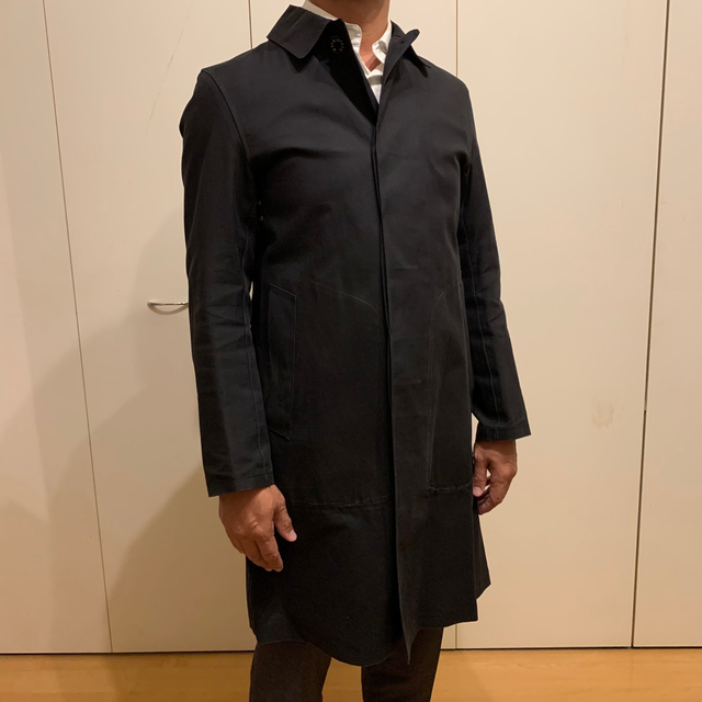 MACKINTOSH マッキントッシュ ダンケルド ゴム引きコート 黒サイズ36-