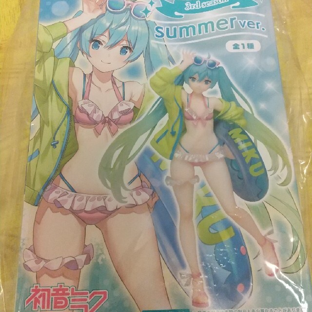 TAITO(タイトー)のあき様専用　初音ミク　フィギュア　3rd season summer ver2種 ハンドメイドのおもちゃ(フィギュア)の商品写真