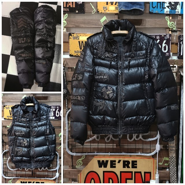 C H - ☆71%OFF☆ロエン フルデコワッペン ダウンジャケット ダウン