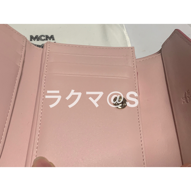MCM ヴィセトス 三つ折りウォレット ピンク MCM ヴィセトス 三つ折りウォレット ピンク