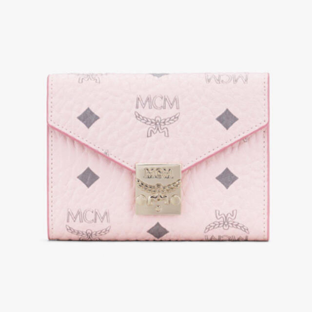 MCMヴィセトスオリジナル三つ折りウォレット コンパクト折り財布