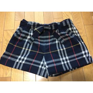 バーバリーブルーレーベル(BURBERRY BLUE LABEL)のバーバリーブルーレーベル★紺チェックショートパンツ(ショートパンツ)