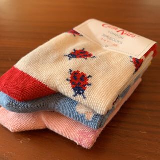 キャスキッドソン(Cath Kidston)の新品未使用　キャスキッドソン　キッズ　靴下　3足まとめて(靴下/タイツ)