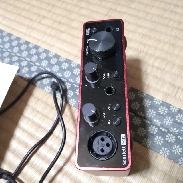 Focusrite Scarlett solo (gen3) 美品 - オーディオインターフェイス