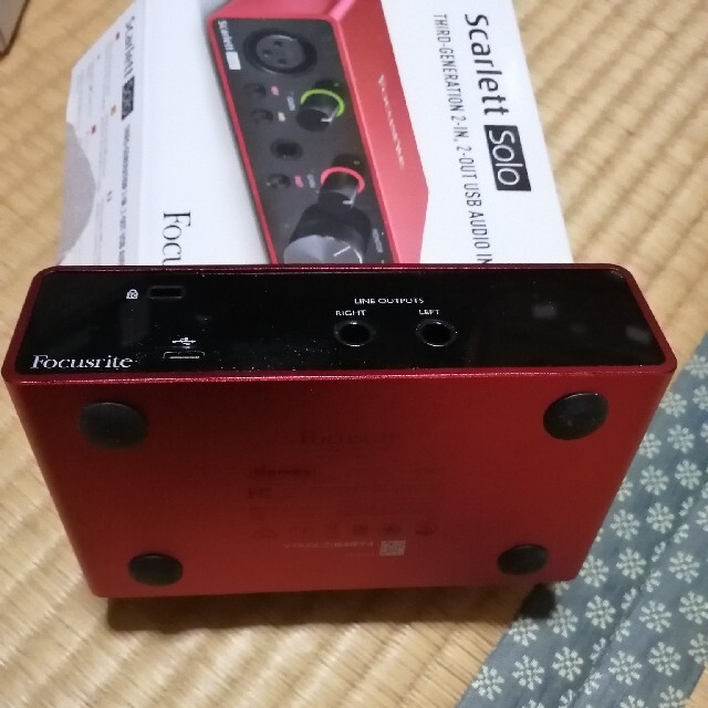 Focusrite Scarlett solo (gen3)　美品 3