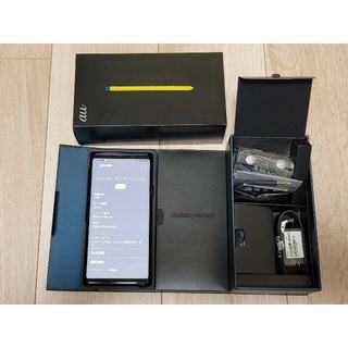 サムスン(SAMSUNG)のau Galaxy note9 SCV40 オーシャンブルー(スマートフォン本体)