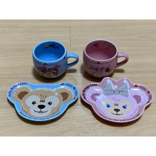 ディズニー(Disney)のダッフィー シェリーメイ カップ プレート(キャラクターグッズ)