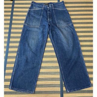 ダブルアールエル(RRL)のダブルアールエル RRL デニムパンツ 三ツ星 90s シンチバック アメリカ製(デニム/ジーンズ)