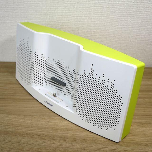 BOSE(ボーズ)のBOSE SoundDock XT speaker ホワイト/イエロー スマホ/家電/カメラのオーディオ機器(スピーカー)の商品写真