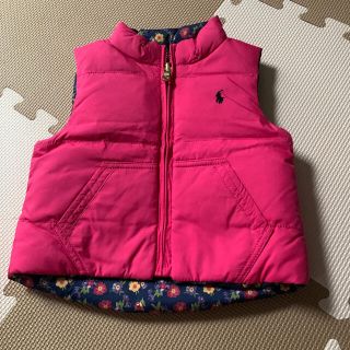 ラルフローレン(Ralph Lauren)のもも様専用　12M リバーシブルダウンベスト　ラルフローレン(ジャケット/コート)