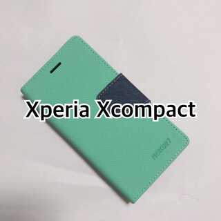 Xcompact ミント×ブルー typeM(Androidケース)