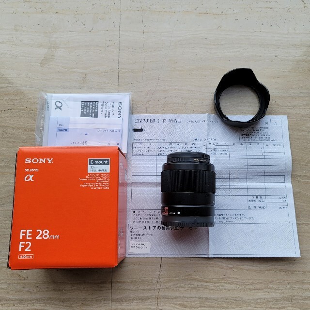SONY - 【極美品】sony FE 28mm F2 SEL28F20 EXUSフィルタ付の通販 by ...