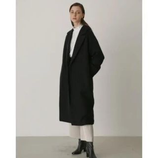 エンフォルド(ENFOLD)の19FW Relax loose gown coat RIM.ARK BLACK(ガウンコート)