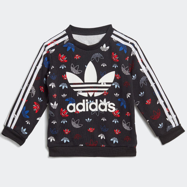 adidas(アディダス)のアディダス　トレフォイル　ジャージ　上下セット　100 キッズ/ベビー/マタニティのキッズ服男の子用(90cm~)(ジャケット/上着)の商品写真