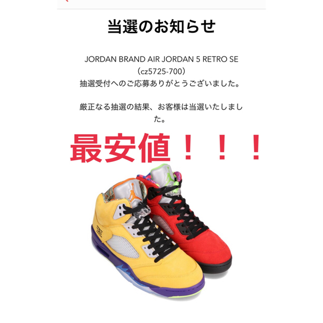 Nike Nike Air メンズ The エアジョーダン5 スニーカー What Jordan5 Retro Jordan5 特別商品も