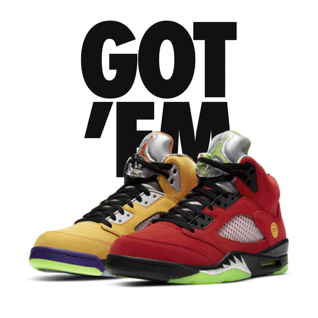 nike air jordan5 What The 30cm