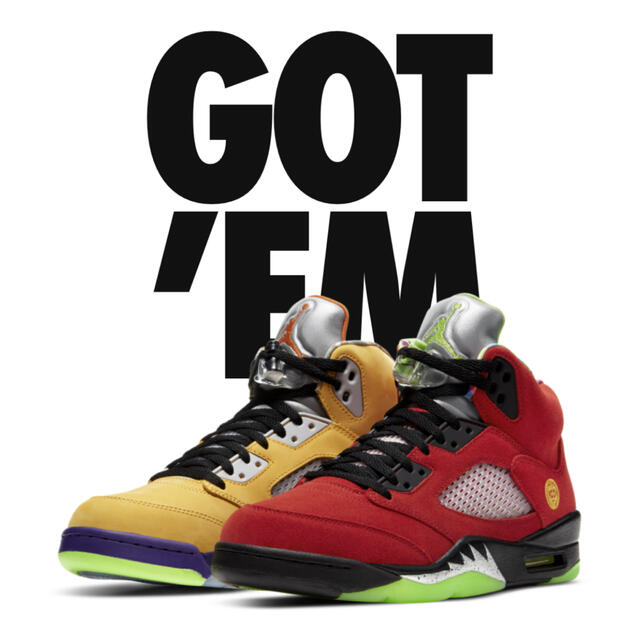 nike air jordan5 What The 26.5cm