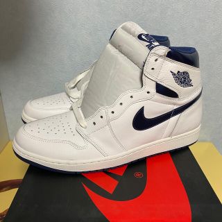 ナイキ(NIKE)の未使用品 AJ1 Retro High OG Metalic Blue 31cm(スニーカー)