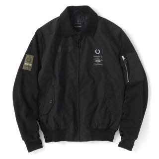 フレッドペリー(FRED PERRY)のフレッドペリー×ART COMES FIRST MA-1ハリントンジャケット (ブルゾン)