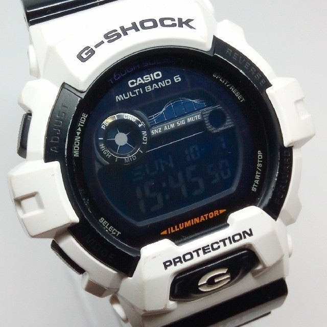 世界6局電波ソーラー！G-LIDE GWX-8900B-7JF G-SHOCKジーショック