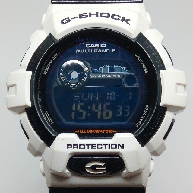 世界6局電波ソーラー！G-LIDE GWX-8900B-7JF G-SHOCKジーショック