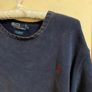 ポロラルフローレン(POLO RALPH LAUREN)のPOLO ラルフローレン ネイビーニット(ニット/セーター)