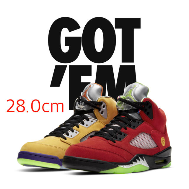 NIKE AIR JORDAN5 “What The”  US10 28.0cm