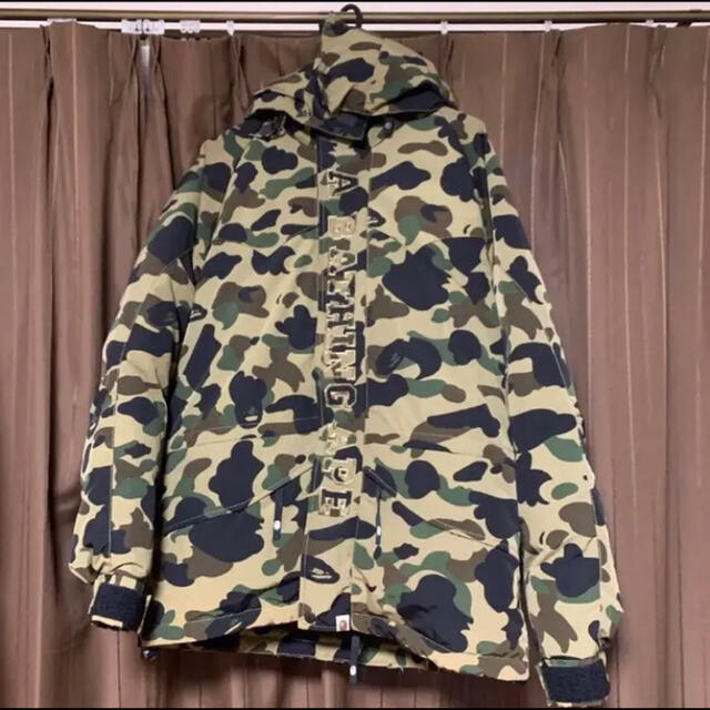 BAPE アベイシングエイプ　初期　00sリバーシブル ダウンジャケット