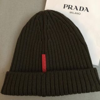 プラダ(PRADA)のPRADAプラダ ニットキャップ(ニット帽/ビーニー)