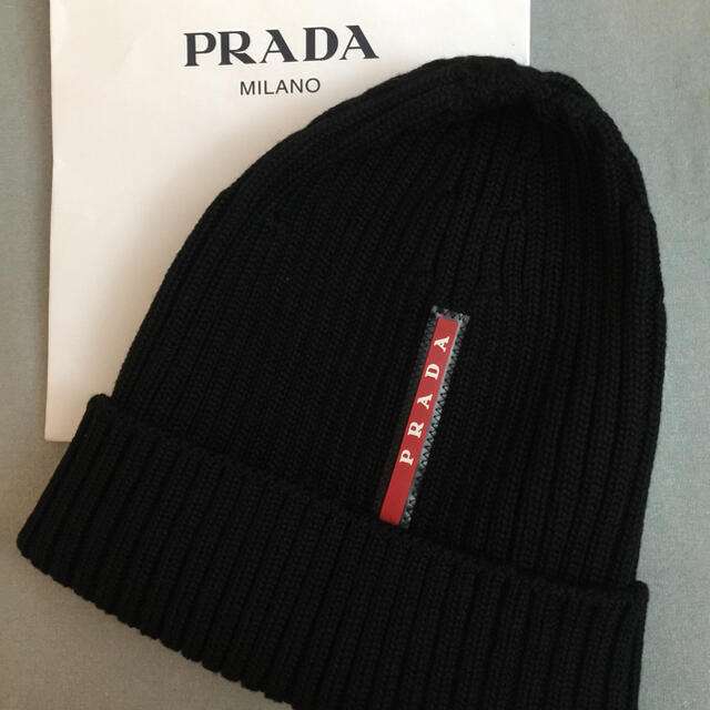 PRADA(プラダ)のPRADAプラダニットキャップ メンズの帽子(ニット帽/ビーニー)の商品写真