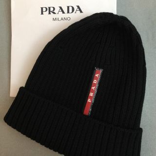 プラダ(PRADA)のPRADAプラダニットキャップ(ニット帽/ビーニー)