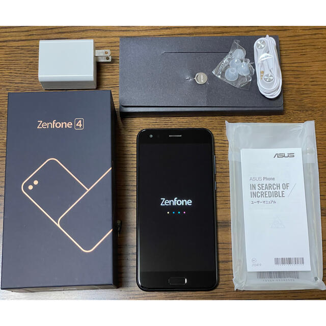 ASUS ZenFone4 ZE554KL 6GB/64GB ブラックスマートフォン本体