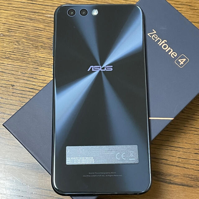 ASUS ZenFone4 ZE554KL 6GB/64GB ブラックスマートフォン本体