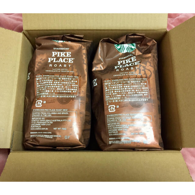 Starbucks Coffee(スターバックスコーヒー)の☆大容量☆ スターバックスコーヒー 粉 パイクプレイスロースト 793g×2袋 食品/飲料/酒の飲料(コーヒー)の商品写真