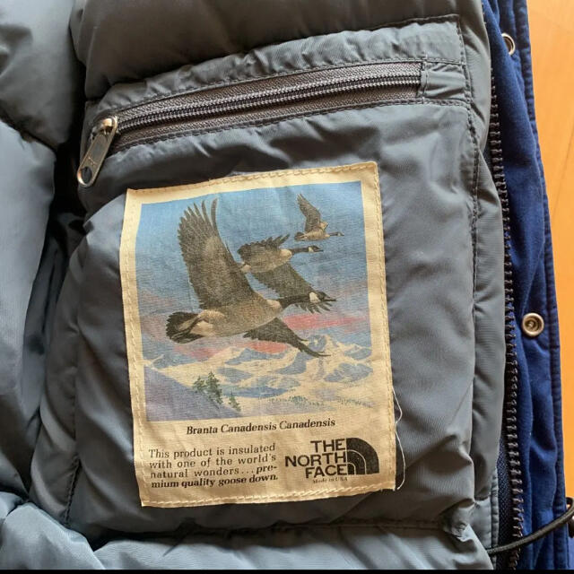 THE NORTH FACE ダウン 茶タグ