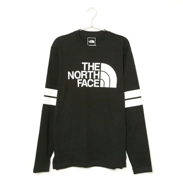 THE NORTH FACE(ザノースフェイス)の海外モデル THE NORTH FACE ノースフェイス ロンT 海外S 黒 メンズのトップス(Tシャツ/カットソー(七分/長袖))の商品写真