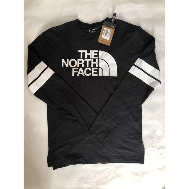 THE NORTH FACE(ザノースフェイス)の海外モデル THE NORTH FACE ノースフェイス ロンT 海外S 黒 メンズのトップス(Tシャツ/カットソー(七分/長袖))の商品写真